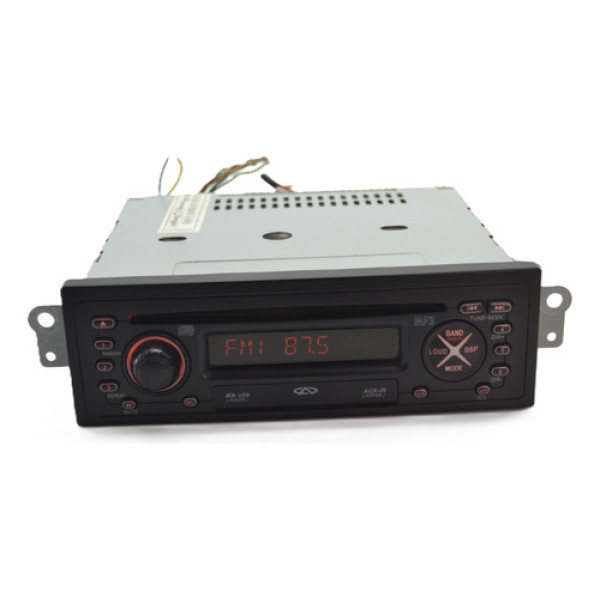 Radio Aparelho Som Painel Chery Qq 2015 Original N/pega Cd