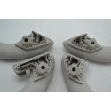 Kit Com 4 Puxador Alça Teto Pqp Vw Jetta 2008 Original Cinza