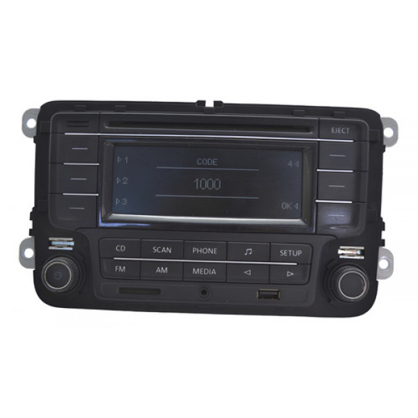 Radio Som Usb Auxiliar Volkswagen Fox 2015 Gol Original