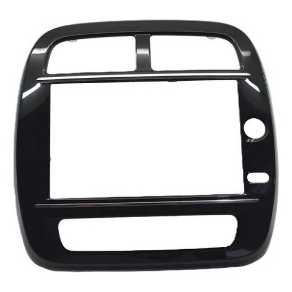 Moldura Central Multimidia Painel Renault Kwid 2023 Original Preto