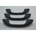 Kit 3 Puxador Alça Teto Pqp Renault Duster 2021  Original Preto