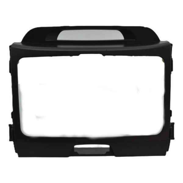Moldura Radio Central Painel Sportage 2011 Original Preto