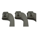 Kit Com 3 Puxador Alça Teto Pqp Meriva 2012 Original Bege