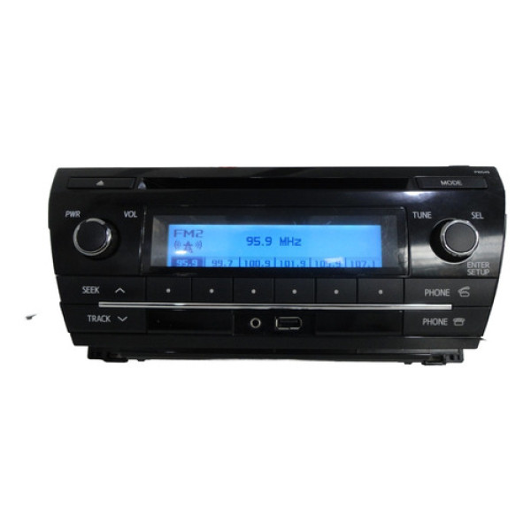 Radio Aparelho Som Painel Toyota Corolla 2014 Original