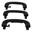 Kit 3 Puxador Alça Teto Pqp Fastback 2023 Origina Preto