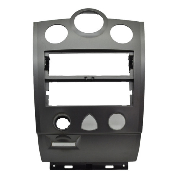 Moldura Radio Painel Central Megane 2011 Original Cinza