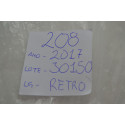 Espelho Retrovisor Interno Peugeot 208 2016 Original