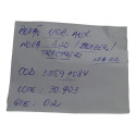 Entrada Conector Usb Auxiliar Console S10 2022 Original Preto