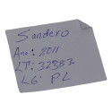 Tampa Porta Luvas Objeto Painel Sandero 2011 Logan Original