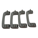 Kit 4 Puxador Alça Teto Pqp Mitsubishi Lancer 2013 Original Cinza-escuro