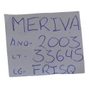 Friso Acabamento Painel Chevrolet Meriva 2003 Original