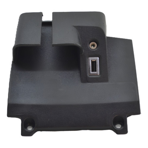 Moldura Entrada Usb Auxiliar Ford Focus 2012 Original - Preto