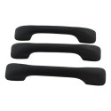 Kit 3 Puxador Apoio Alça Teto Pqp Duster 2015 A 2020 Origina Preto
