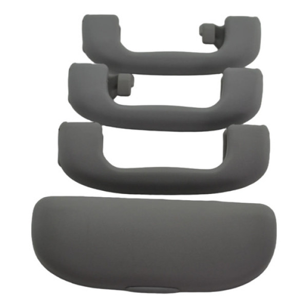 Kit 3 Puxador Pqp Alça Teto Porta Oculos Tracker 2018 Origin Cinza