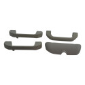 Kit 3 Pqp + Porta Oculos Teto Grand Siena 2015 Original