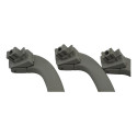 Kit 3 Puxador Alça Teto Pqp Fiat Argo 2020 Original