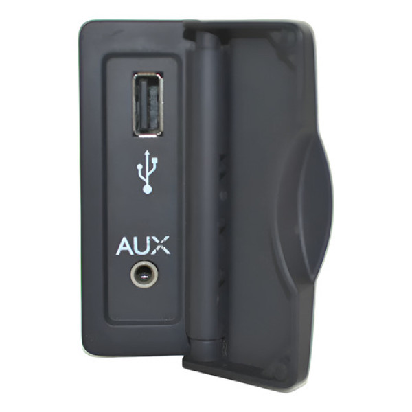 Entrada Conector Usb Auxiliar Console Fluence 2013 Original Preto