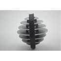 Difusor Saida Ar Painel Cinza Citroen C3 2009 Original