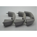Kit 3 Puxador Alça Teto Pqp Toyota Etios 2014 Original Cinza-escuro