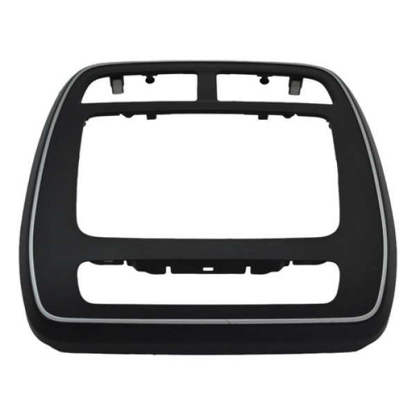 Moldura Radio Painel Central Renault Kwid 2019 Original Preto