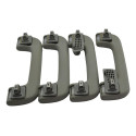 Kit 4 Puxador Interno Alça Teto Pqp Audi Q7 2016 Original Cinza