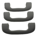 Kit 3 Puxador Alça Teto Pqp Chevrolet Tracker 2022 Original Cinza
