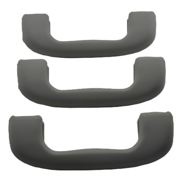 Kit 3 Puxador Alça Teto Pqp Chevrolet Tracker 2022 Original Cinza