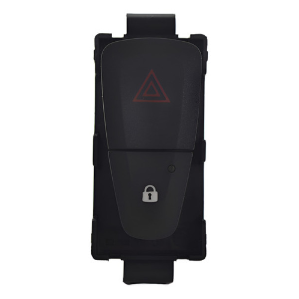 Botão Pisca Alerta Trava Destrava Painel Sandero 2016 Origin - Preto