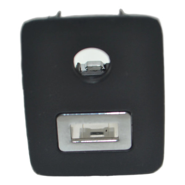 Moldura Conector Sem Auxiliar Usb Ecosport 2016 Original Preto