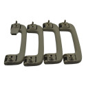 Kit 4 Puxador Alça Teto Pqp Outlander 2015 Original Bege