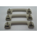 Kit 3 Puxador Alça Teto Pqp Nissan Livina 2013 Original