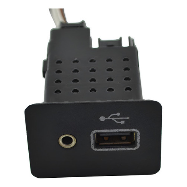 Entrada Conector Usb Auxiliar Console Kwid 2021 Original