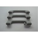 Kit 3 Puxador Alça Teto Pqp Mitsubishi Asx 2012 Original
