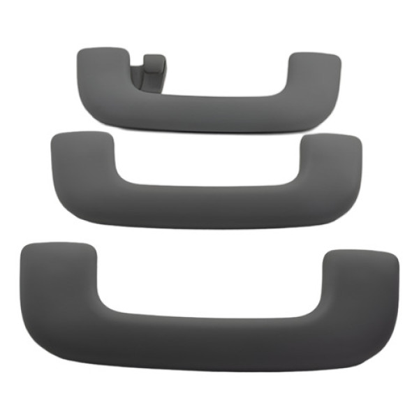 Kit Com 3 Puxador Alça Teto Pqp Hyundai Creta 2021 Original