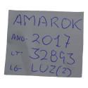 Luz Cortesia Interna Teto Dianteira Vw Amarok 2017 Original