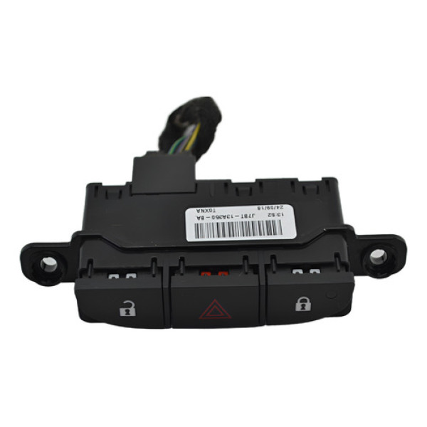 Botão Trava Destrava Pisca Alerta Ford Ka 2019 Original - Preto