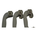 Kit 3 Apoio Puxador Alça Teto Pqp Gm Corsa 2007 Original Cinza