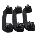 Kit 3 Puxador Alça Pqp Teto Peugeot 208 2024 Original