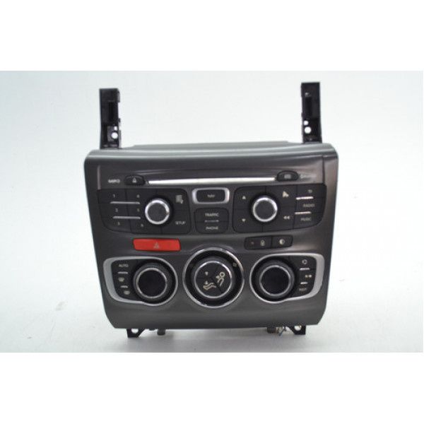 Comando Ar Radio Painel Citroen C4 Lounge 2015 Original