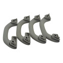 Kit 4 Puxador Alça Teto Pqp Vw Golf 2000 Bora Original