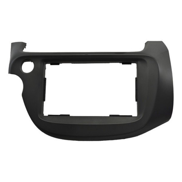 Moldura Central Radio Painel Honda Fit 2009 A 2013 Original Cinza-escuro