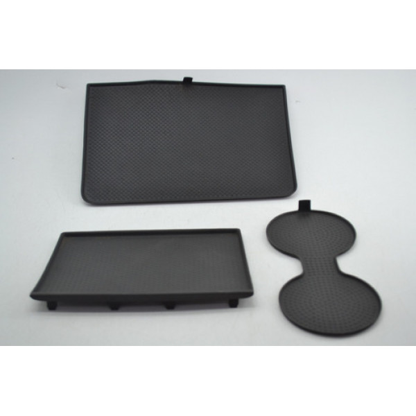 Kit 3 Borracha Acabamento Console Vw Touareg 2013 Original