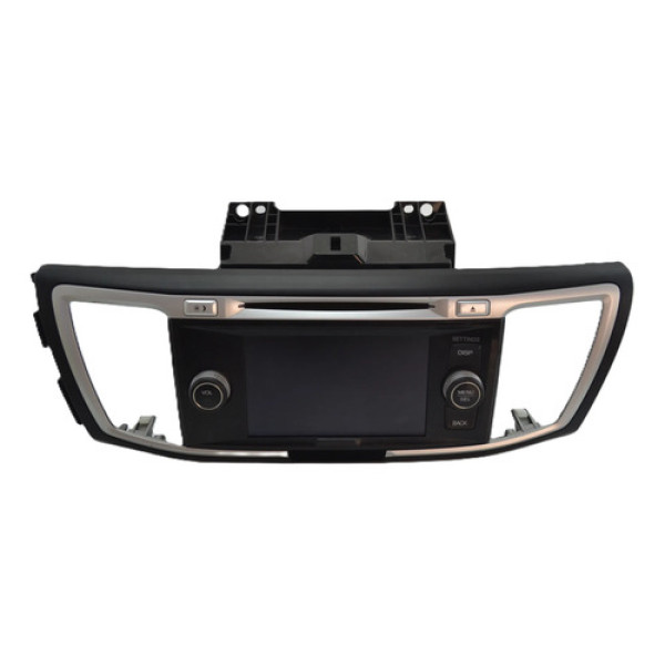Tela Multimidia Painel C/moldura Accord 2013 Original Preto/cinza