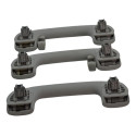 Kit 3 Puxador Alça Teto Pqp Jeep Renegade 2021 Original Cinza