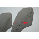 Kit 3 Puxador Alça Teto Pqp Renault Logan 2010 Sandero Orig Cinza-escuro