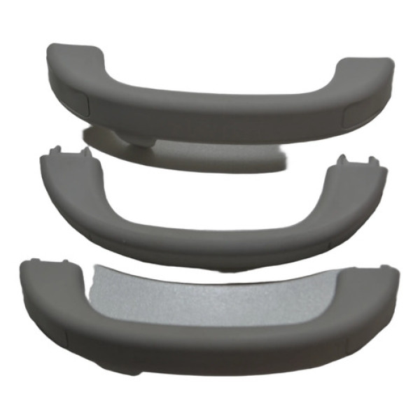 Kit 3 Puxador Alça Teto Pqp Ford Ka 2019 Original Cinza