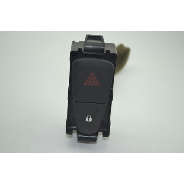 Botão Pisca Alerta Trava Painel Renault Sandero Original - Preto