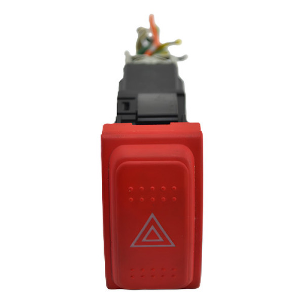 Botão Pisca Alerta Painel Honda Fit 2003 A 2008 Original - Vermelho