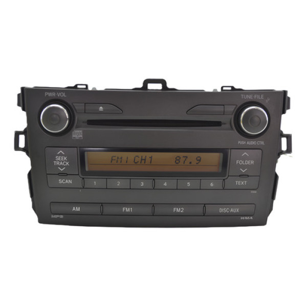 Radio Som Original Toyota Corolla 2008 A 2014 8612002e80 Radio Som Original Toyota Corolla 2008 A 2014 8612002e80