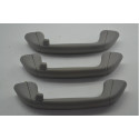 Kit 3 Puxador Alça Teto Pqp Toyota Etios 2014 Original Cinza-escuro